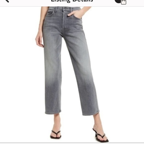 MOTHER The Rambler Ankle Wide Leg Jeans Size 26 B901 EUC - Picture 1 of 4